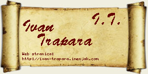 Ivan Trapara vizit kartica